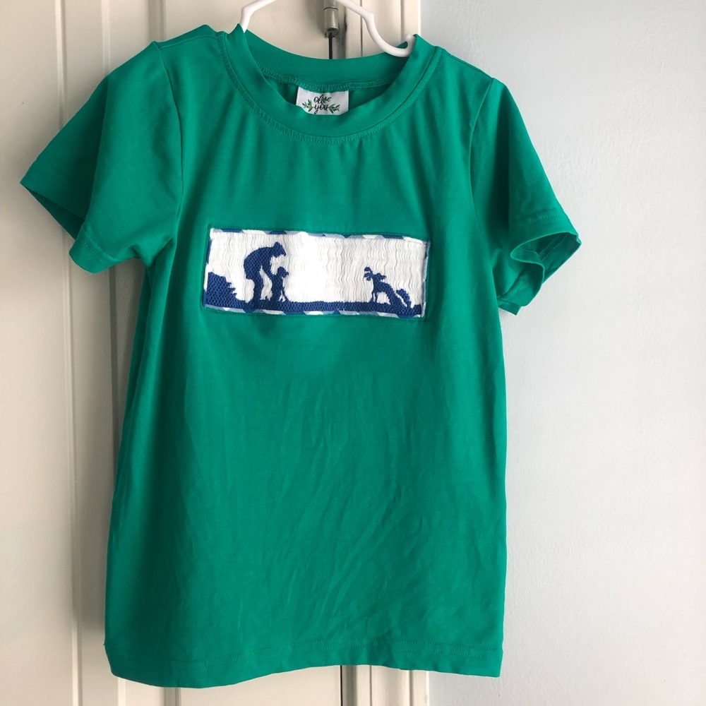 Toddler Boys Golf Smocked Shirt